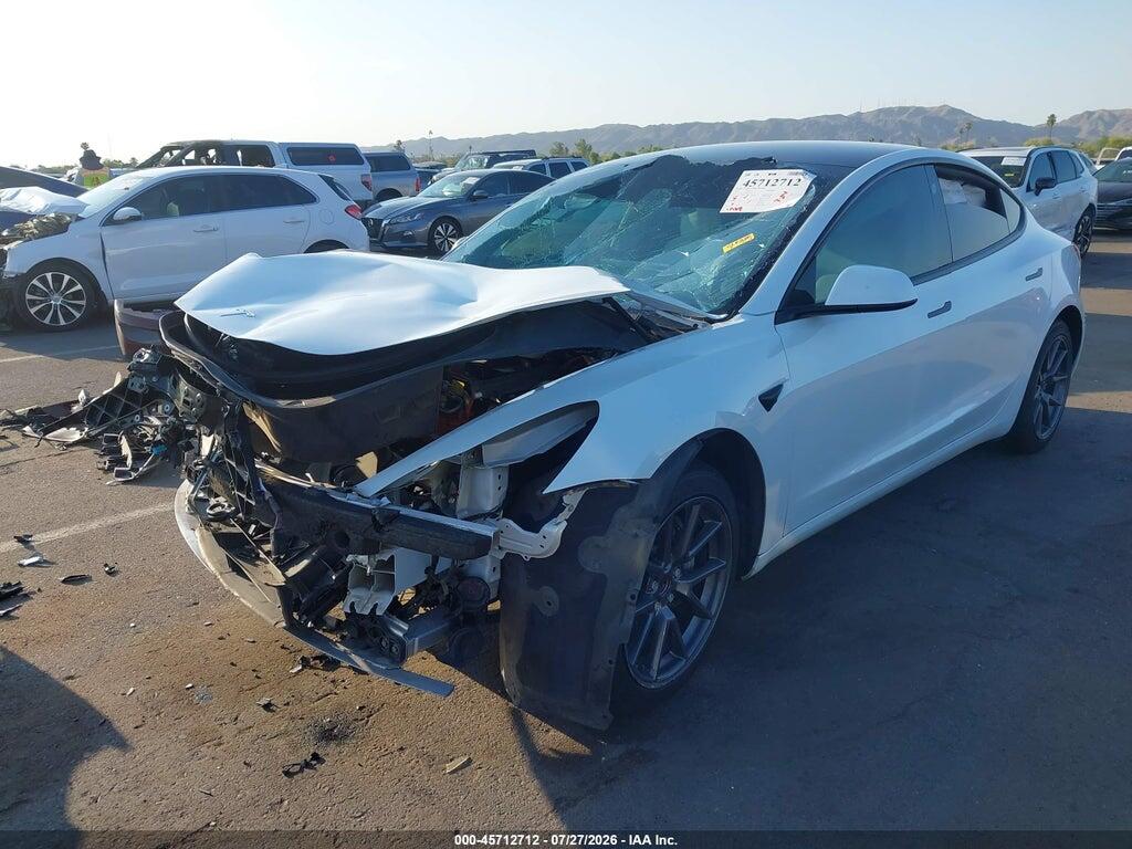 5YJ3E1EA3MF994320 2021 TESLA MODEL 3 photo no. 2