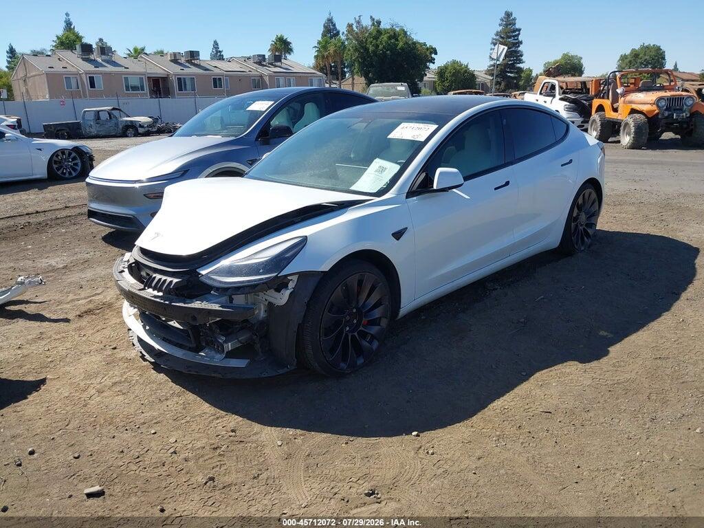 5YJ3E1EC0MF093696 2021 TESLA MODEL 3 photo no. 2