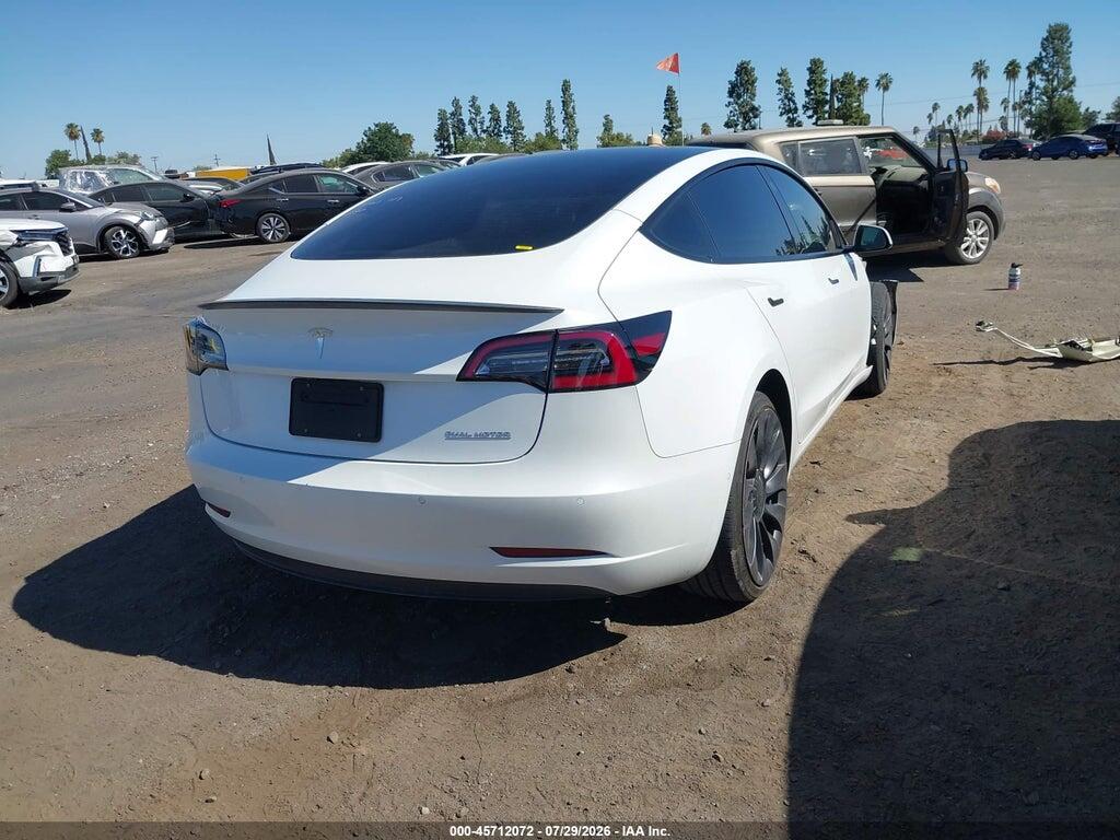 5YJ3E1EC0MF093696 2021 TESLA MODEL 3 photo no. 4