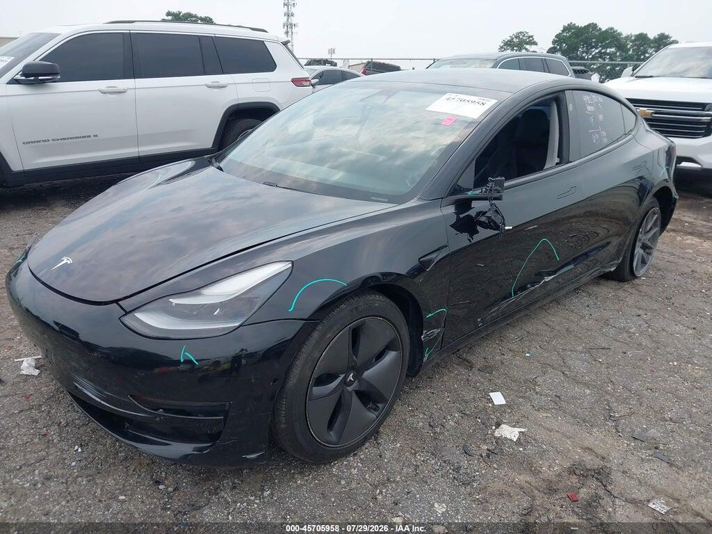 5YJ3E1EA5MF052107 2021 TESLA MODEL 3 photo no. 2