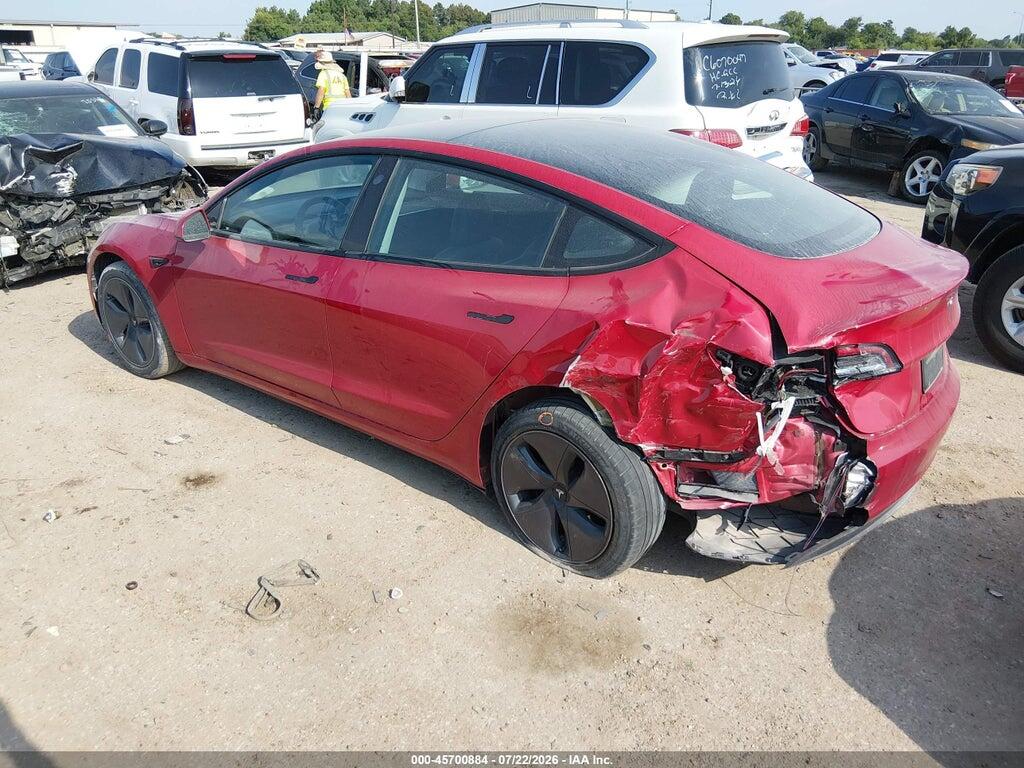 5YJ3E1EA2MF095402 2021 TESLA MODEL 3 photo no. 3