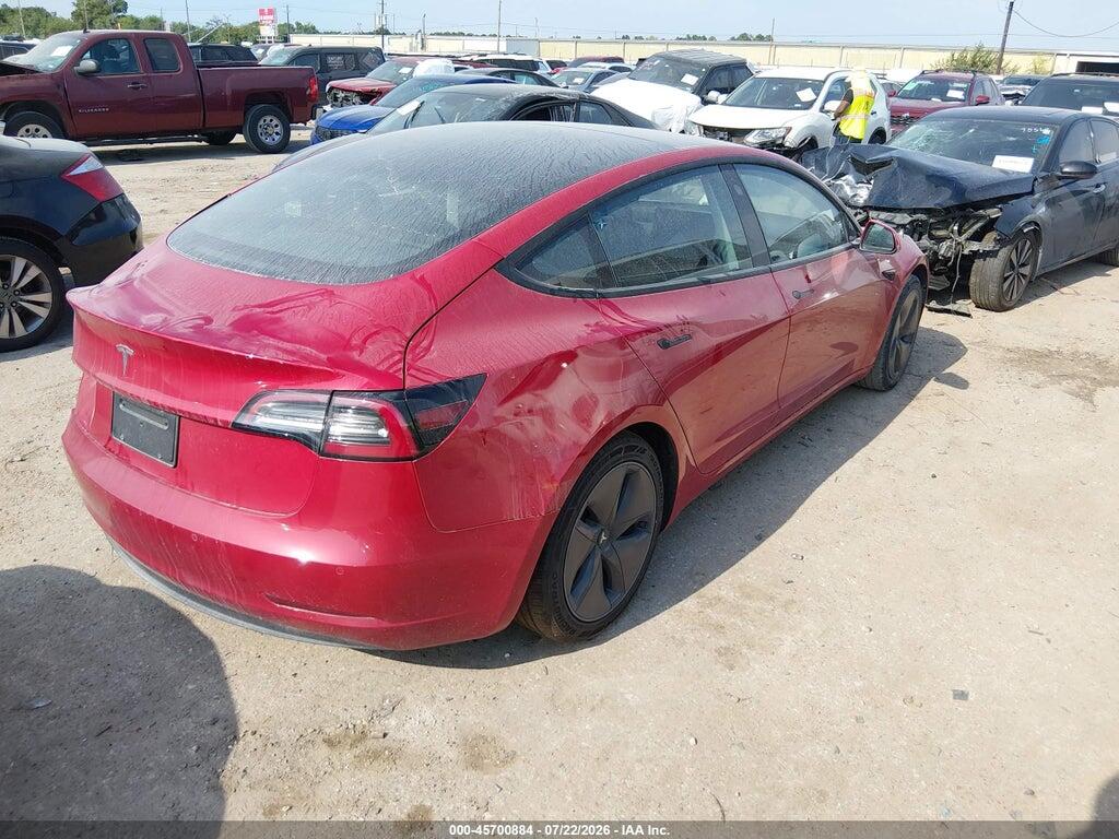 5YJ3E1EA2MF095402 2021 TESLA MODEL 3 photo no. 4
