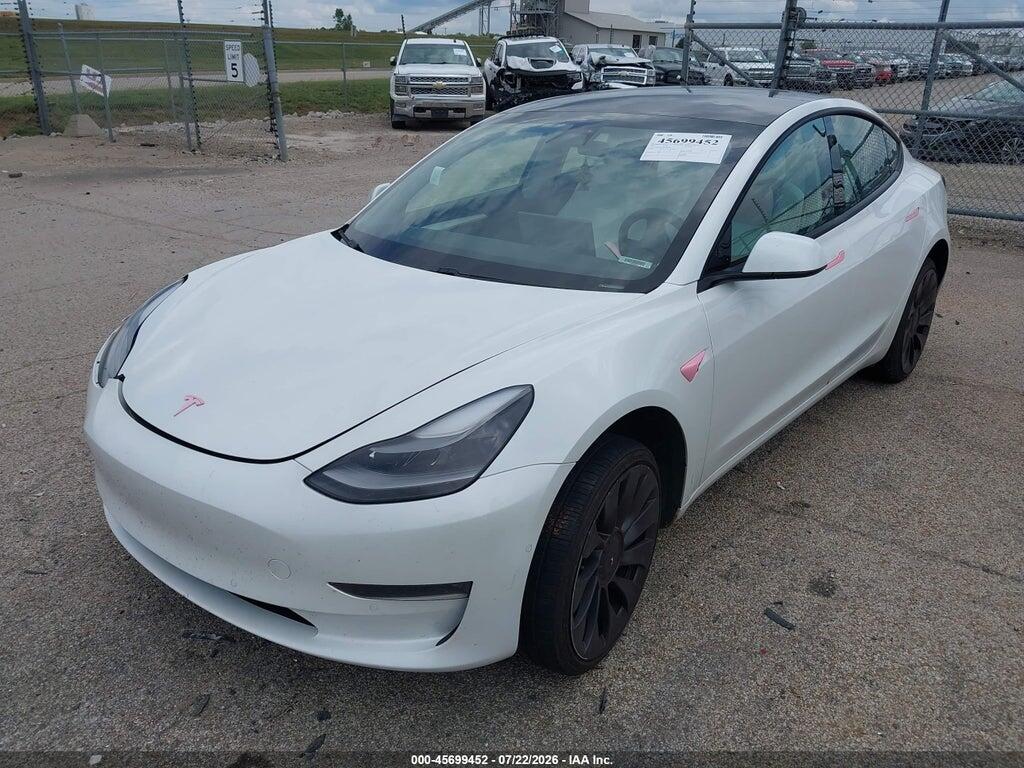 5YJ3E1EC4MF049491 2021 TESLA MODEL 3 photo no. 2