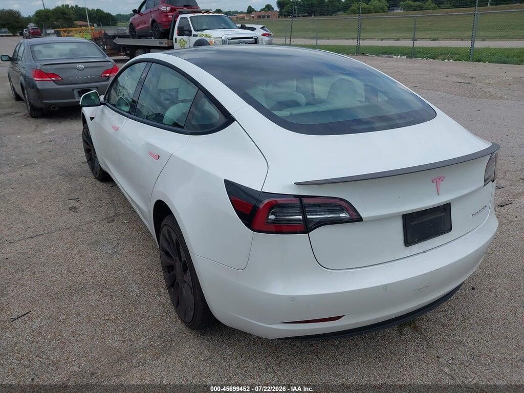 5YJ3E1EC4MF049491 2021 TESLA MODEL 3 photo no. 3