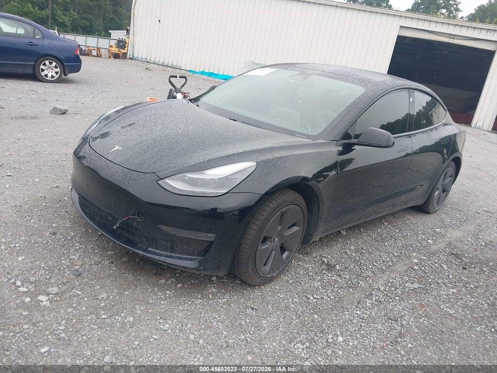 5YJ3E1EB2MF049562 2021 TESLA MODEL 3 photo no. 2