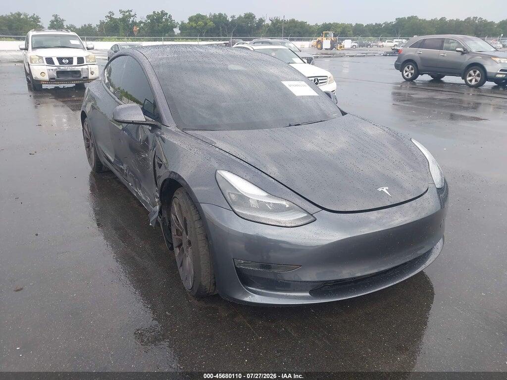 5YJ3E1EC3MF050258 2021 TESLA MODEL 3 photo no. 1