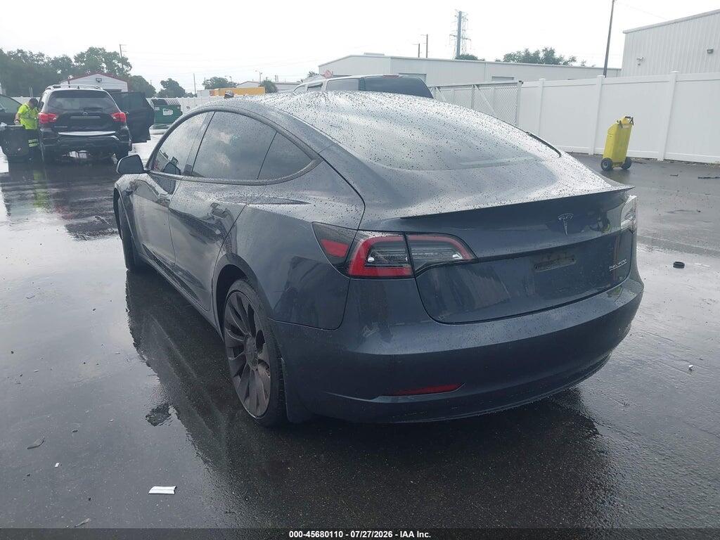 5YJ3E1EC3MF050258 2021 TESLA MODEL 3 photo no. 3