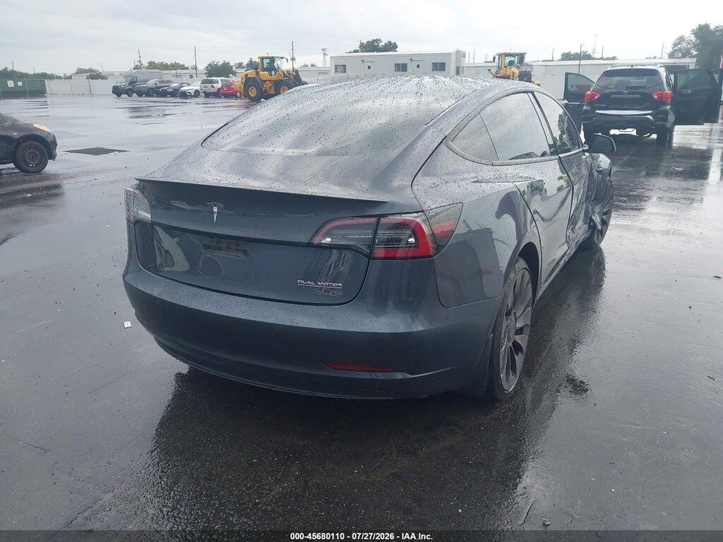 5YJ3E1EC3MF050258 2021 TESLA MODEL 3 photo no. 4