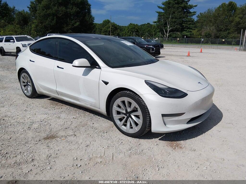 5YJ3E1EAXMF048781 2021 TESLA MODEL 3 photo no. 1