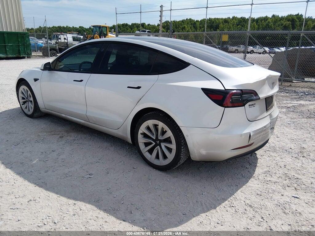 5YJ3E1EAXMF048781 2021 TESLA MODEL 3 photo no. 3