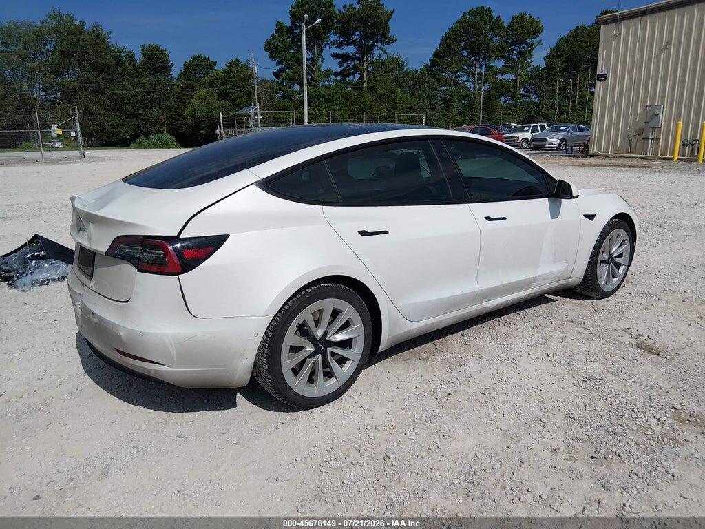 5YJ3E1EAXMF048781 2021 TESLA MODEL 3 photo no. 4