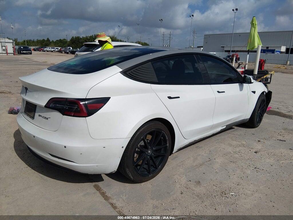 5YJ3E1EA5MF016689 2021 TESLA MODEL 3 photo no. 4