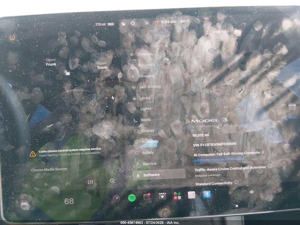 5YJ3E1EA5MF016689 2021 TESLA MODEL 3 photo no. 7