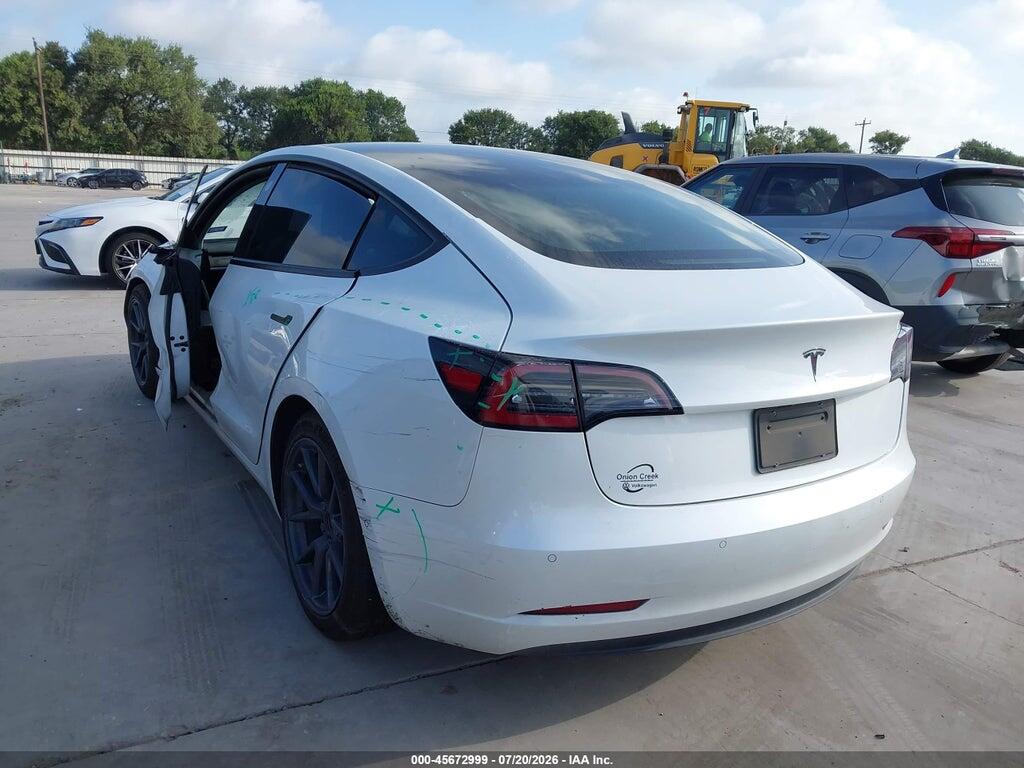 5YJ3E1EA2MF027438 2021 TESLA MODEL 3 photo no. 3
