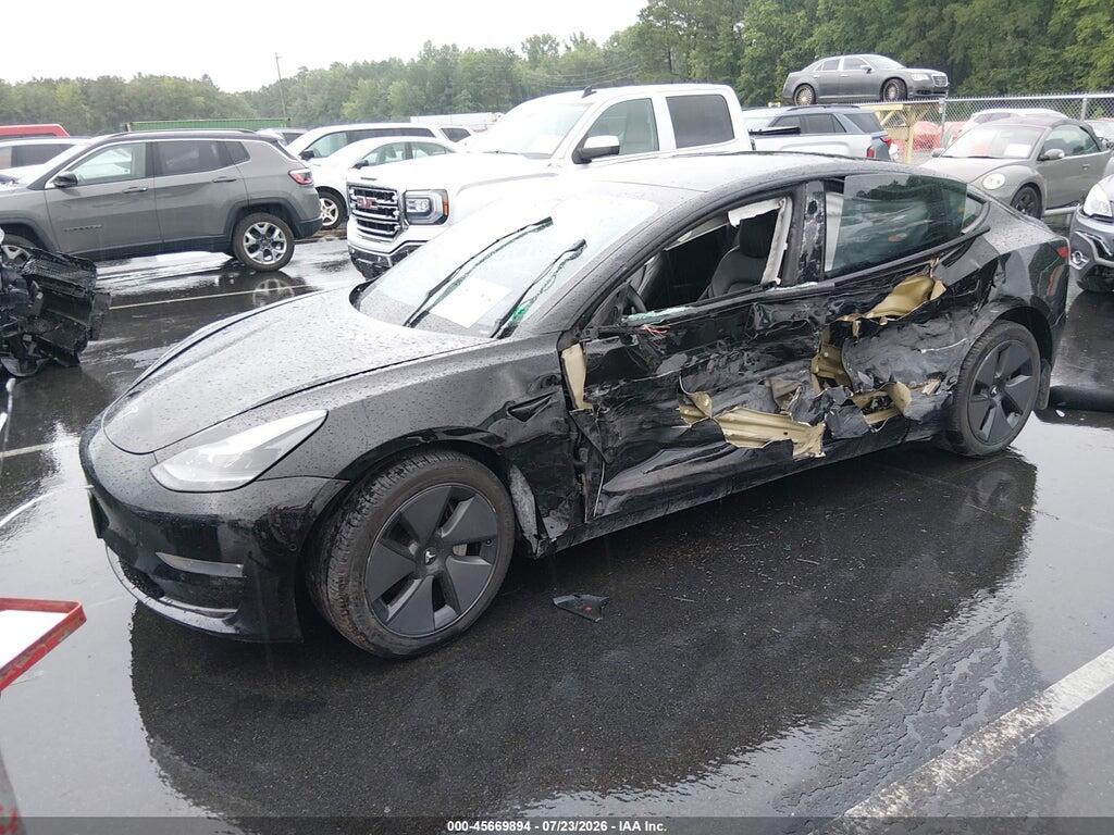 5YJ3E1EB4MF928349 2021 TESLA MODEL 3 photo no. 2