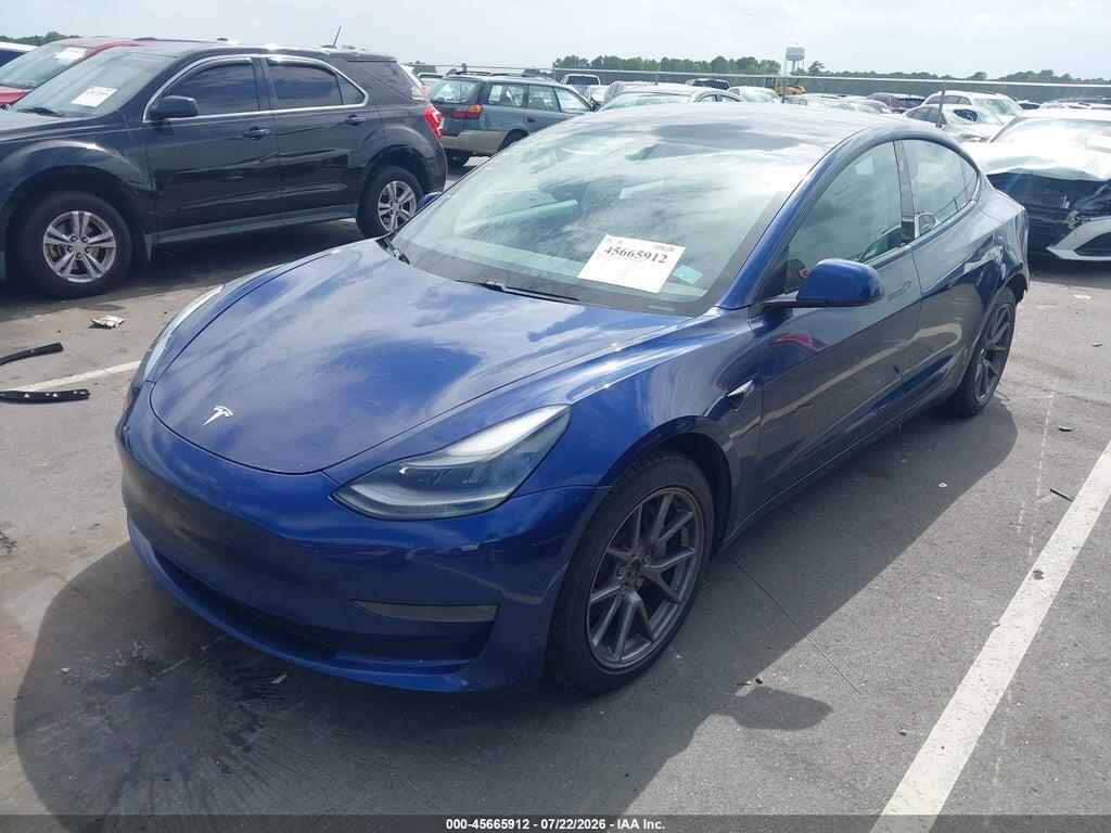 5YJ3E1EB0MF974129 2021 TESLA MODEL 3 photo no. 2