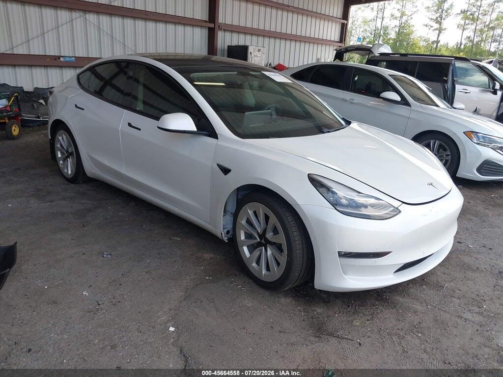 5YJ3E1EA8MF856708 2021 TESLA MODEL 3 photo no. 1