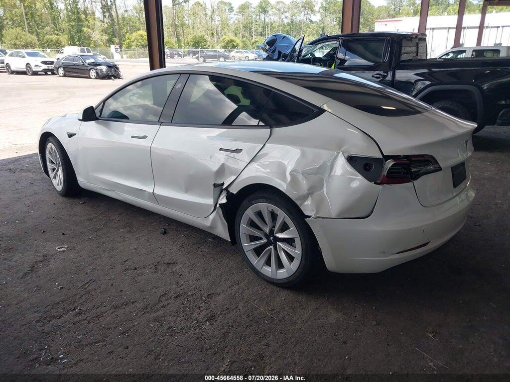 5YJ3E1EA8MF856708 2021 TESLA MODEL 3 photo no. 3