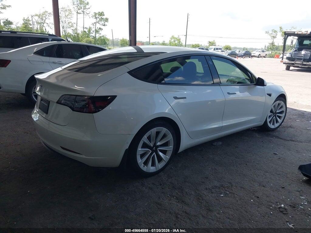 5YJ3E1EA8MF856708 2021 TESLA MODEL 3 photo no. 4