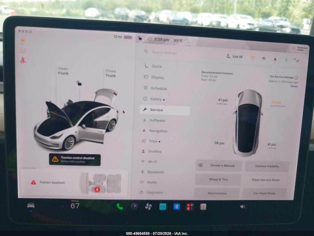 5YJ3E1EA8MF856708 2021 TESLA MODEL 3 photo no. 7