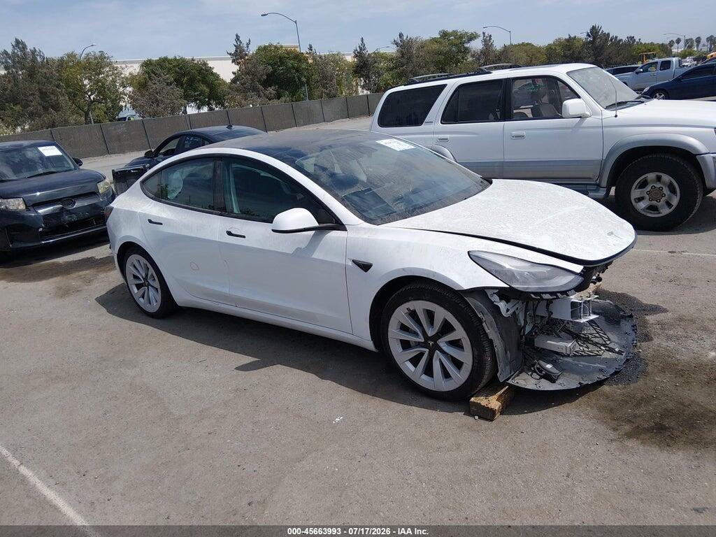 5YJ3E1EA5MF069022 2021 TESLA MODEL 3 photo no. 1