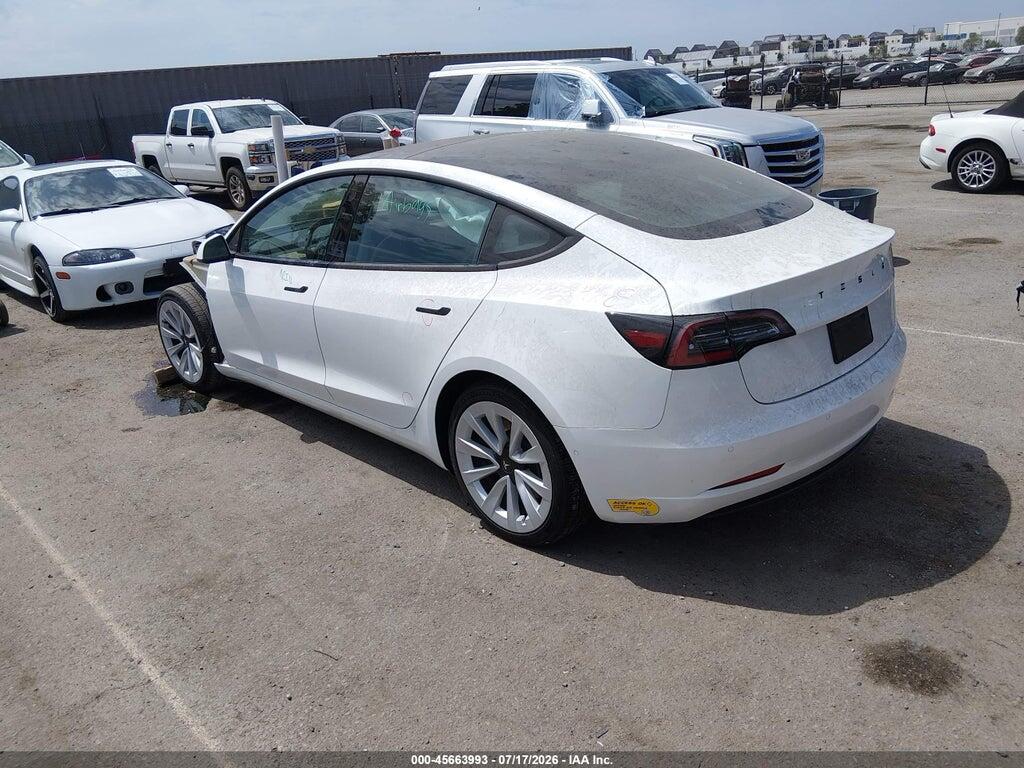 5YJ3E1EA5MF069022 2021 TESLA MODEL 3 photo no. 3
