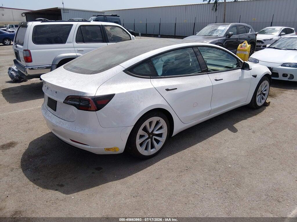 5YJ3E1EA5MF069022 2021 TESLA MODEL 3 photo no. 4