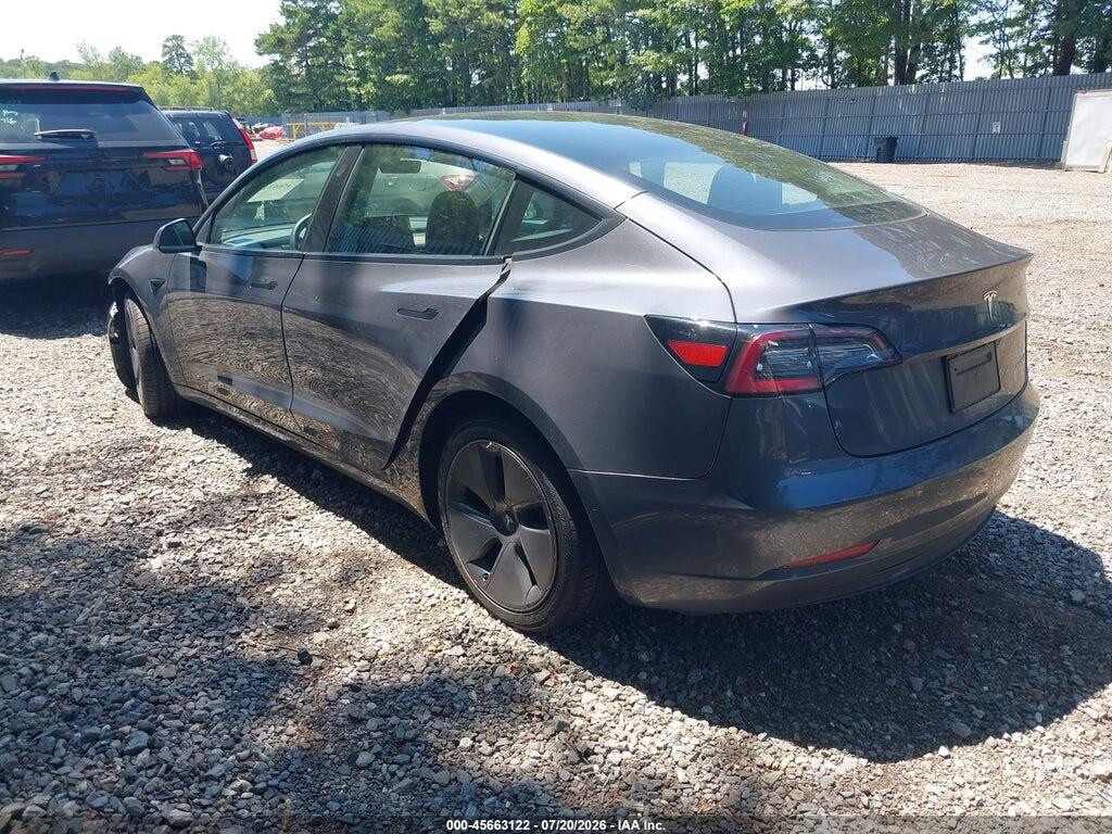 5YJ3E1EB4MF063236 2021 TESLA MODEL 3 photo no. 3