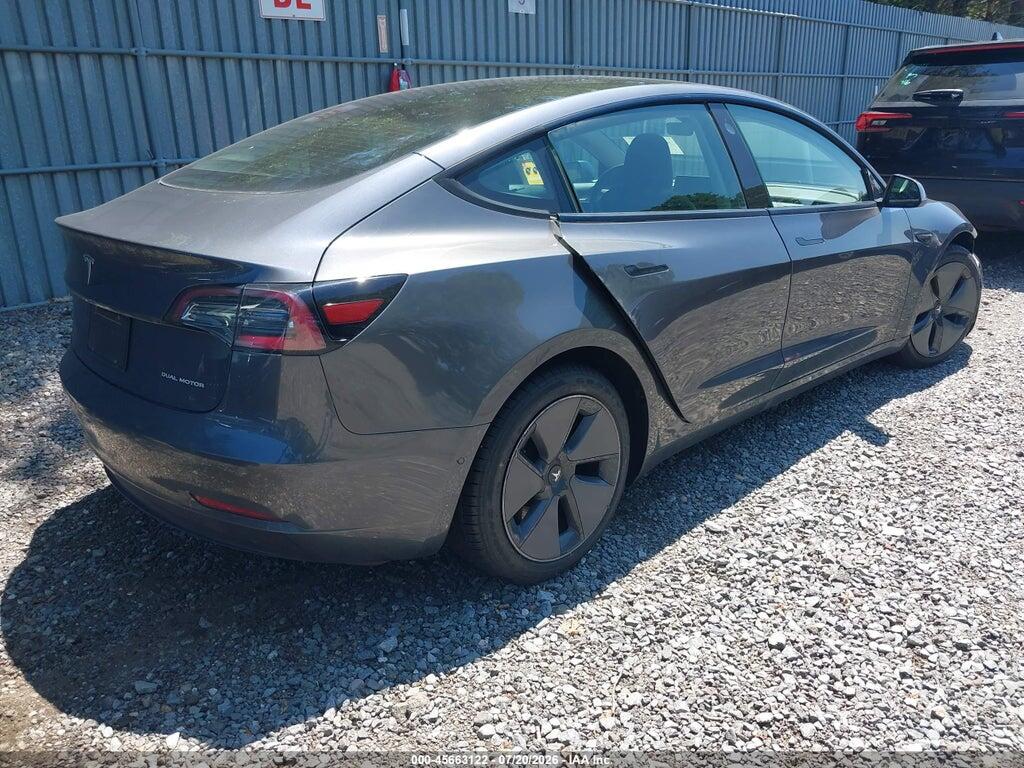 5YJ3E1EB4MF063236 2021 TESLA MODEL 3 photo no. 4