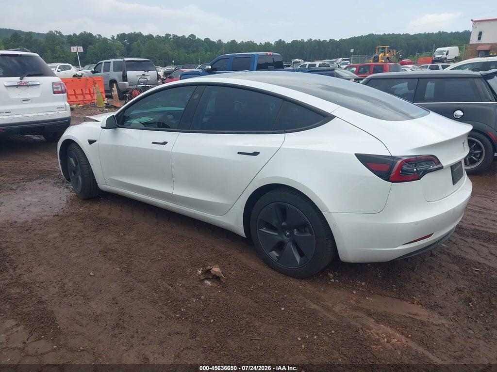 5YJ3E1EB3MF852896 2021 TESLA MODEL 3 photo no. 3