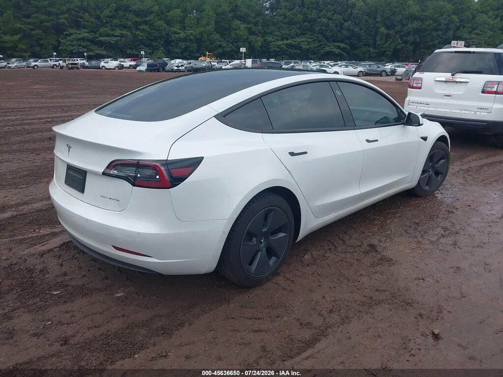 5YJ3E1EB3MF852896 2021 TESLA MODEL 3 photo no. 4