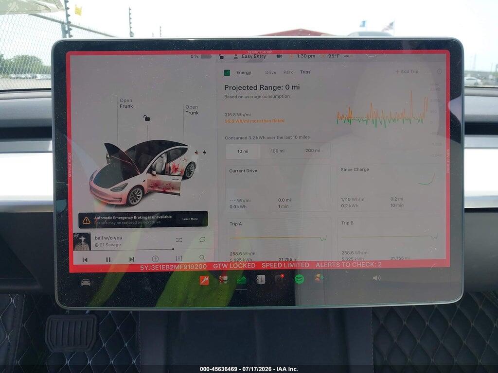 5YJ3E1EB2MF919200 2021 TESLA MODEL 3 photo no. 7