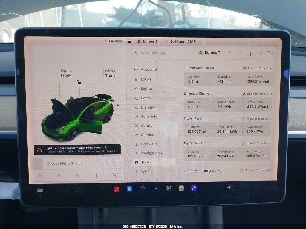 5YJ3E1EA7MF082239 2021 TESLA MODEL 3 photo no. 7