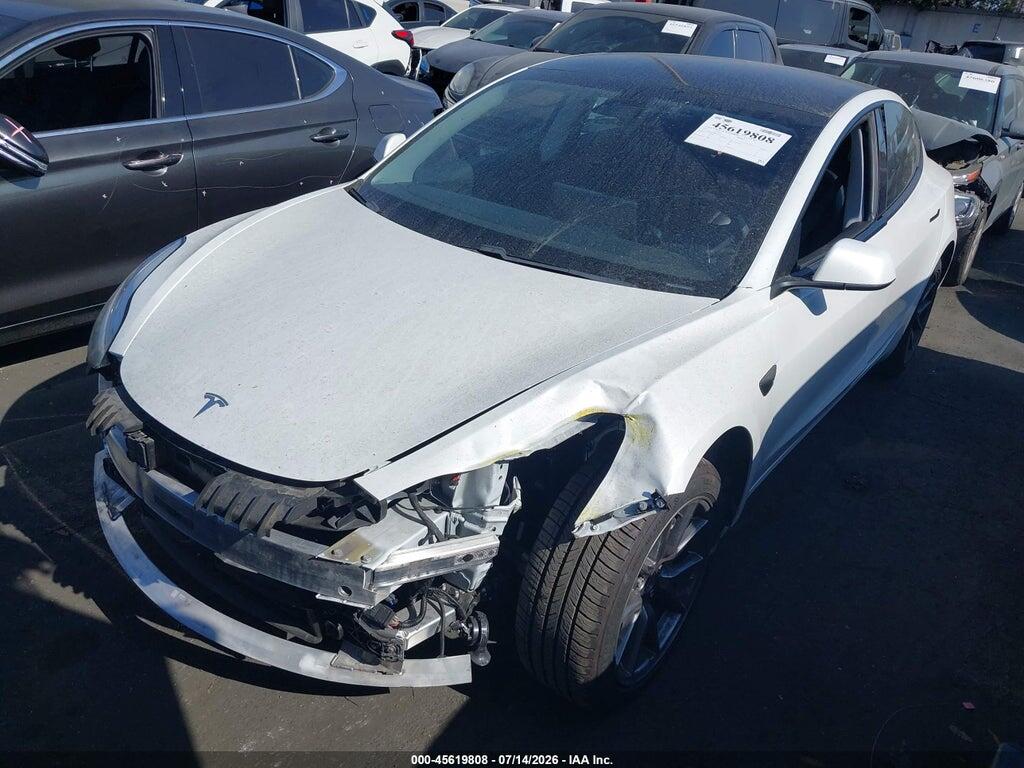 5YJ3E1EA9MF929701 2021 TESLA MODEL 3 photo no. 2