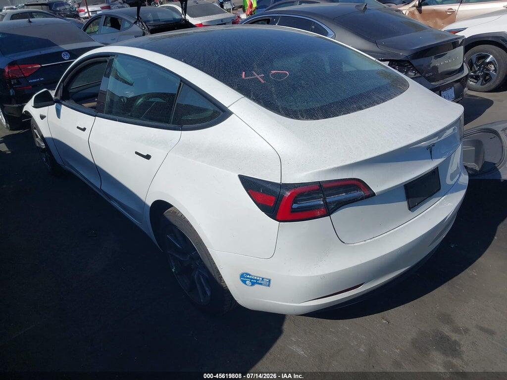 5YJ3E1EA9MF929701 2021 TESLA MODEL 3 photo no. 3