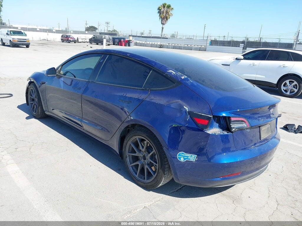 5YJ3E1EA9MF013598 2021 TESLA MODEL 3 photo no. 3