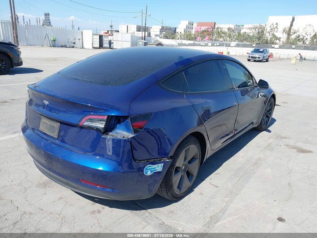 5YJ3E1EA9MF013598 2021 TESLA MODEL 3 photo no. 4