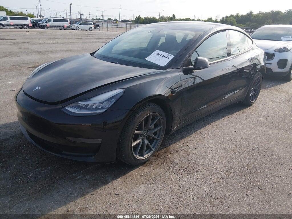 5YJ3E1EB4MF836707 2021 TESLA MODEL 3 photo no. 2