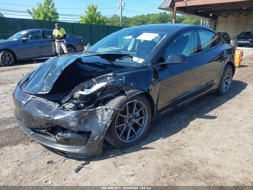5YJ3E1EB2MF983155 2021 TESLA MODEL 3 photo no. 2