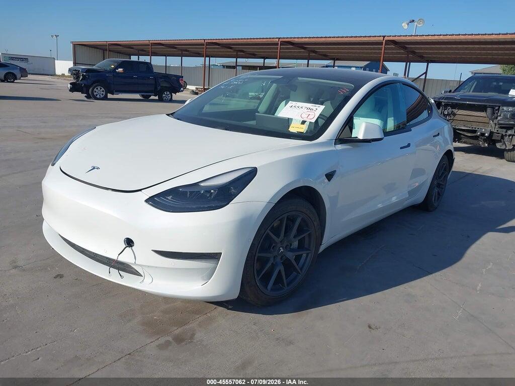 5YJ3E1EA2MF917325 2021 TESLA MODEL 3 photo no. 2
