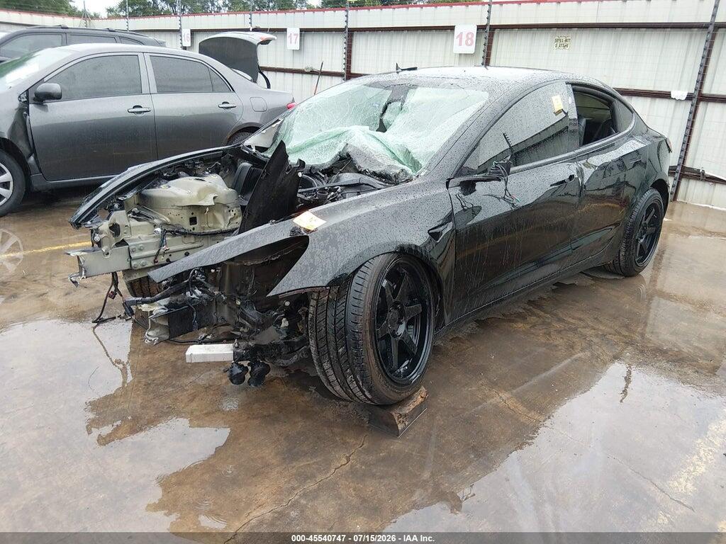 5YJ3E1EA3MF052638 2021 TESLA MODEL 3 photo no. 2