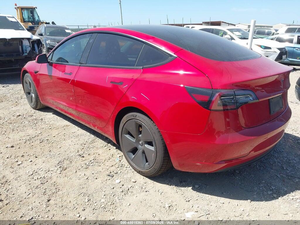 5YJ3E1EA2MF090412 2021 TESLA MODEL 3 photo no. 3