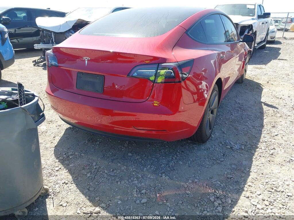 5YJ3E1EA2MF090412 2021 TESLA MODEL 3 photo no. 4