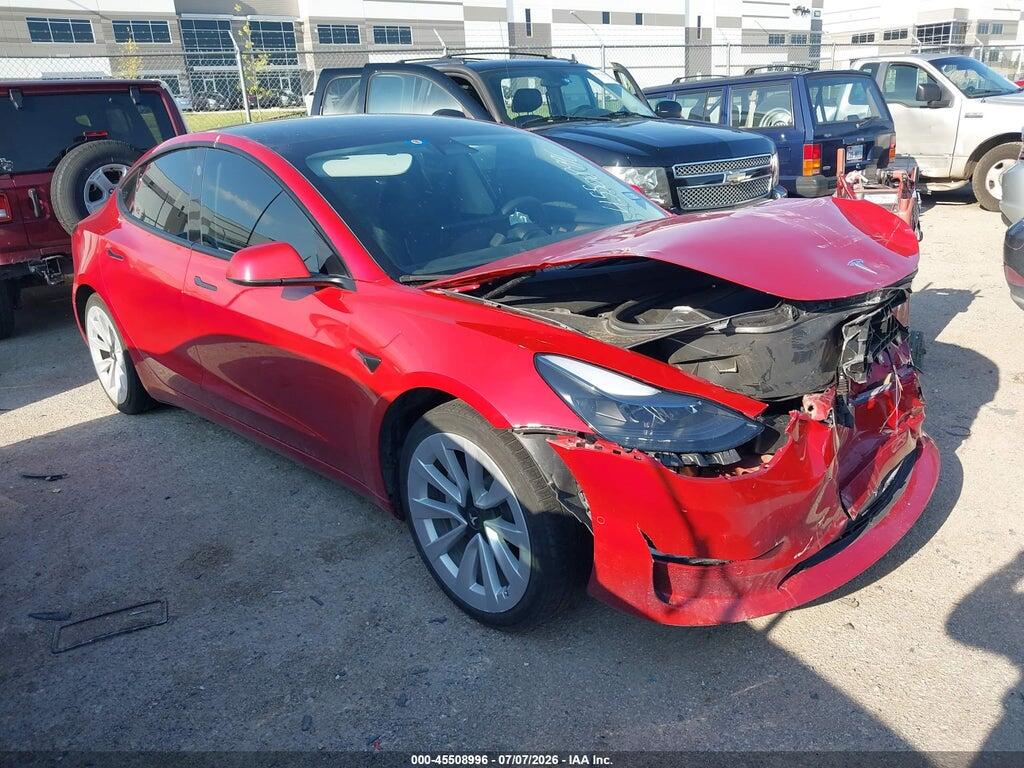 5YJ3E1EA5MF998448 2021 TESLA MODEL 3 photo no. 1
