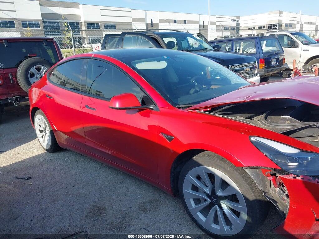5YJ3E1EA5MF998448 2021 TESLA MODEL 3 photo no. 12