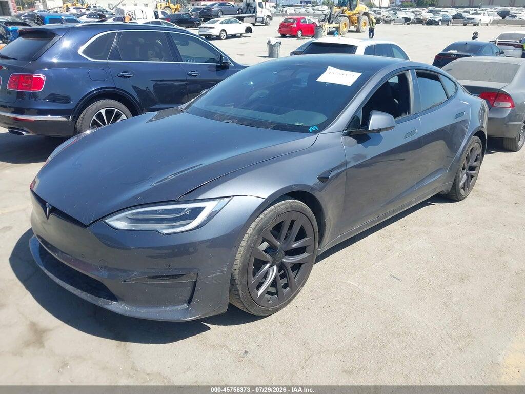 5YJSA1E53MF436865 2021 TESLA MODEL S photo no. 2