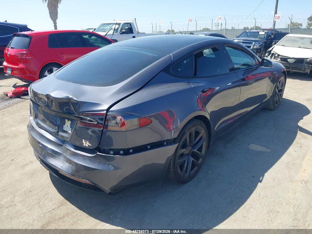 5YJSA1E53MF436865 2021 TESLA MODEL S photo no. 4
