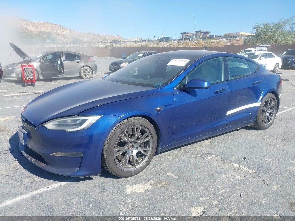 5YJSA1E58MF428471 2021 TESLA MODEL S photo no. 2