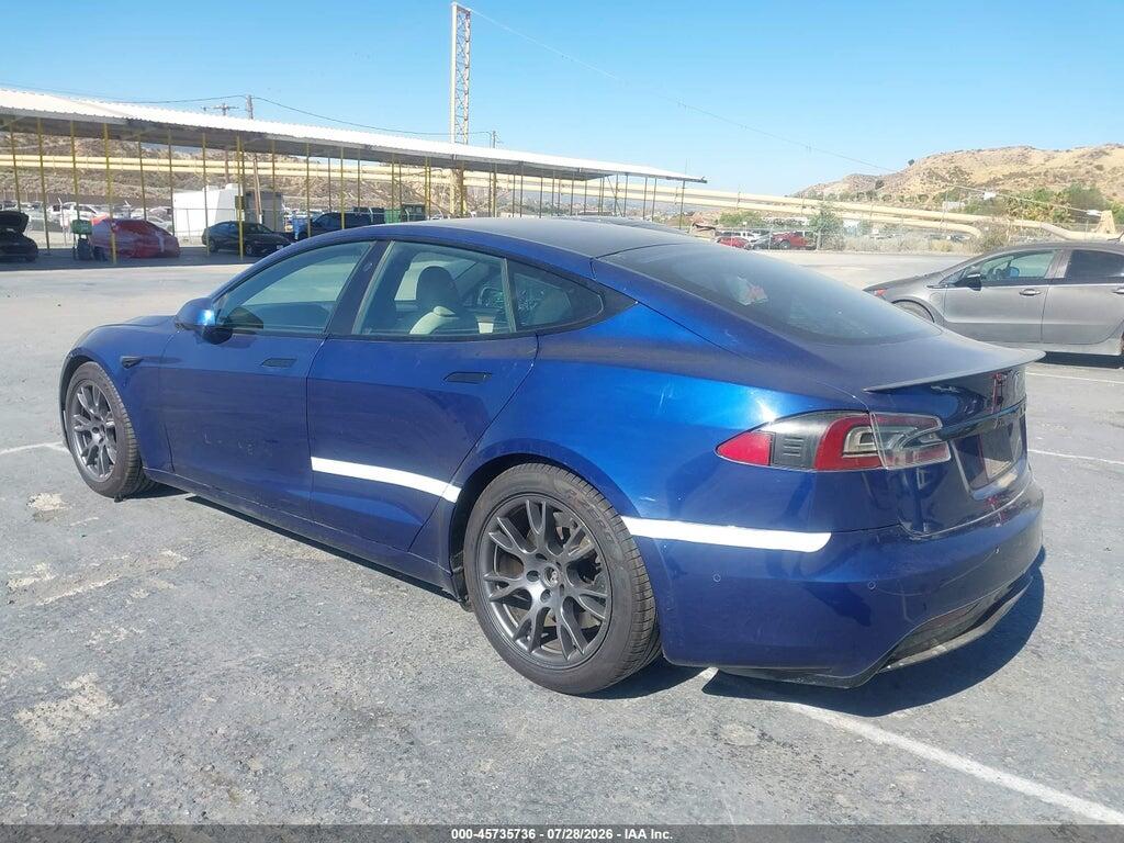 5YJSA1E58MF428471 2021 TESLA MODEL S photo no. 3