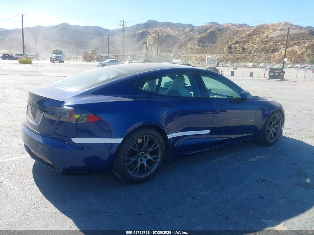 5YJSA1E58MF428471 2021 TESLA MODEL S photo no. 4